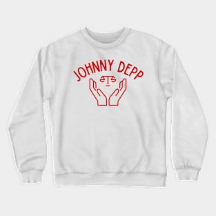 Justice For Johnny Depp Crewneck Sweatshirt